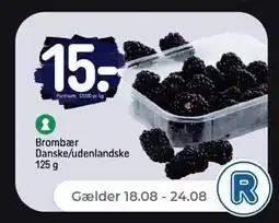 Danske brombær, 15 kr