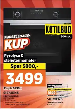 Power INDBYGNINGSOVN HB278ACSOS tilbud