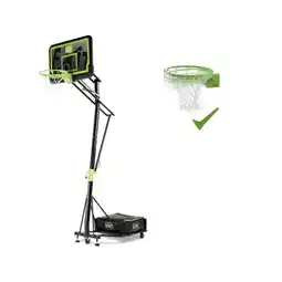 Bauhaus Exit Toys basketball bagplade Galaxy m/hjul inkl. kurv sort tilbud