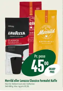 Min Købmand Kaffe Formalet tilbud