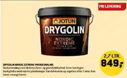 XL-BYG DRYGOLIN NORDIC EXTREME VINDUESMALING tilbud