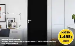 XL-BYG SWEDOOR SORT STABLE DOR tilbud