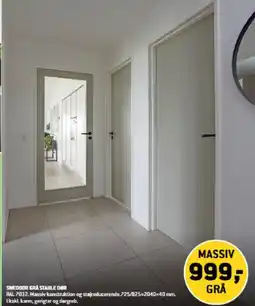 XL-BYG SWEDOOR GRÅ STABLE DOR tilbud