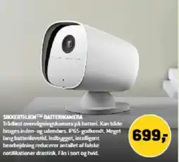 XL-BYG SIKKERTHJEM BATTERIKAMERA tilbud