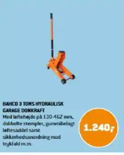XL-BYG BAHCO 3 TONS HYDRAULISK GARAGE DONKRAFT tilbud