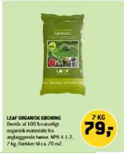 XL-BYG LEAF ORGANISK GØDNING tilbud