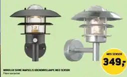 XL-BYG NORDLUX SHINE MARSELIS UDENDØRSLAMPE MED SENSOR tilbud