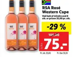 Lidl RSA Rosé Western Cape tilbud