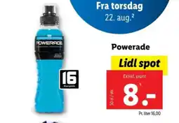 Lidl Powerade tilbud