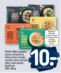 REMA 1000 Fettuccine Funghi tilbud