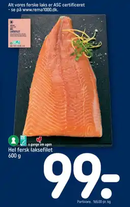 REMA 1000 Laksefilet tilbud