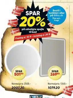 Bilka Spejl tilbud