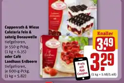 REWE DE Coppenrath & Wiese Cafeteria fein & sahnig Donauwelle tilbud