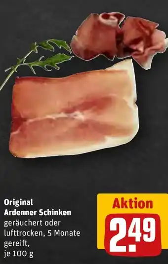 REWE Original Ardenner Schinken tilbud