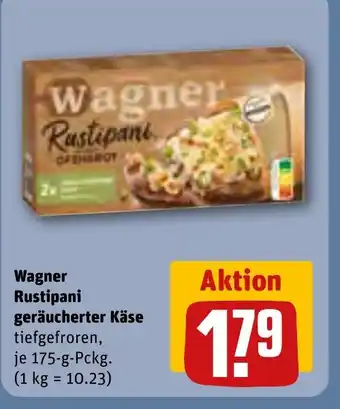 REWE Wagner Rustipani geräucherter Käse tilbud