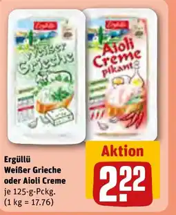 REWE DE Ergüllü Weißer Grieche oder Aioli Creme tilbud
