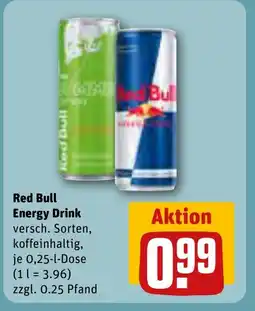 REWE DE Red Bull Energy Drink tilbud