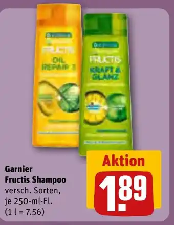 REWE Garnier Fructis Shampoo tilbud