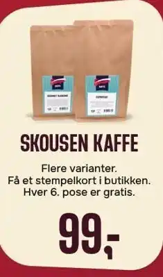 Skousen SKOUSEN KAFFE tilbud