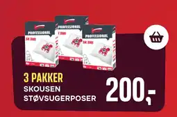 Skousen SKOUSEN STØVSUGERPOSER tilbud
