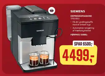 Skousen ESPRESSOMASKINE tilbud