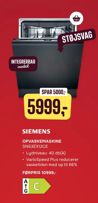 Skousen OPVASKEMASKINE tilbud