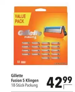 Citti Gillette Fusion 5 Klingen 18-Stück-Packung tilbud