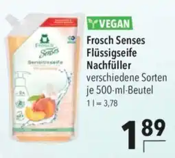 Citti Frosch Senses Flüssigseife Nachfüller tilbud