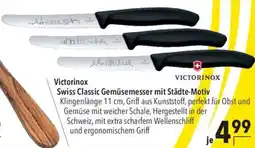 Citti Victorinox Swiss Classic Gemusemesser mit Stadte-Motiv tilbud