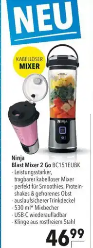 Citti Ninja Blast Mixer 2 Go BC151EUBK tilbud