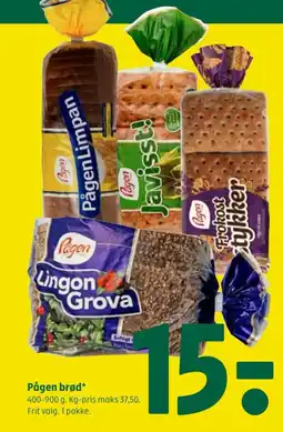 Coop 365 Pågen brød tilbud