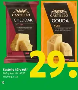 Coop 365 Castello hård ost tilbud