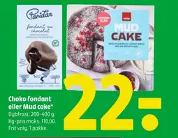Choko fondant eller Mud cake