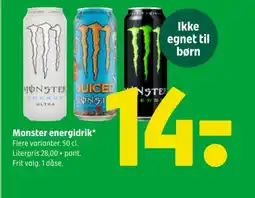 Coop 365 Monster energidrik tilbud