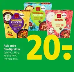 Asia cube færdigretter