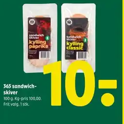 365 sandwich- skiver