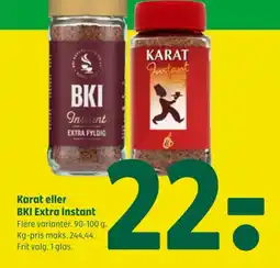 Coop 365 Karat eller BKI Extra Instant tilbud