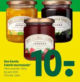 Den Gamle Fabrik marmelade