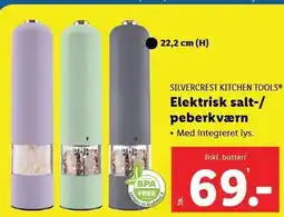 Lidl SILVERCREST KITCHEN TOOLS Elektrisk salt-/peberkværn tilbud