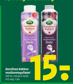 Karolines Køkken madlavningsfløde