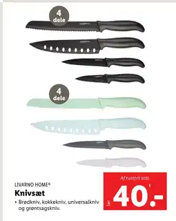 Lidl Knivsæt tilbud