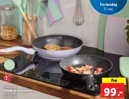Lidl Pande af aluminium tilbud