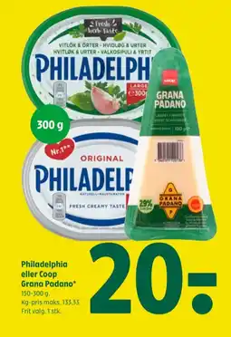 Coop 365 Grana Padano tilbud