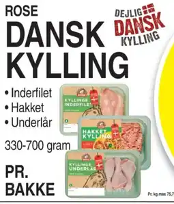 ABC Lavpris ROSE Dansk kylling tilbud