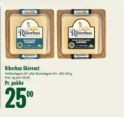 Min Købmand RIBERHUS Skiveost tilbud
