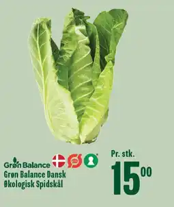 Min Købmand Grøn Balance Dansk Økologisk Spidskål tilbud