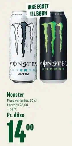 Min Købmand Monster tilbud