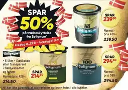 Bilka Spar 50% på træbeskyttelse fra Solignum tilbud