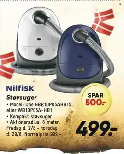Bilka NILFISK Støvsuger tilbud