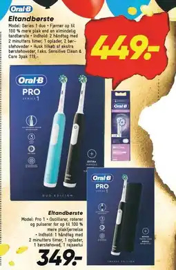 Bilka ORAL-B Eltandbørste tilbud